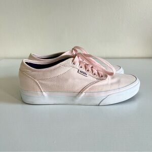 Vans pink skater shoe lace-up sneaker - women’s size 7